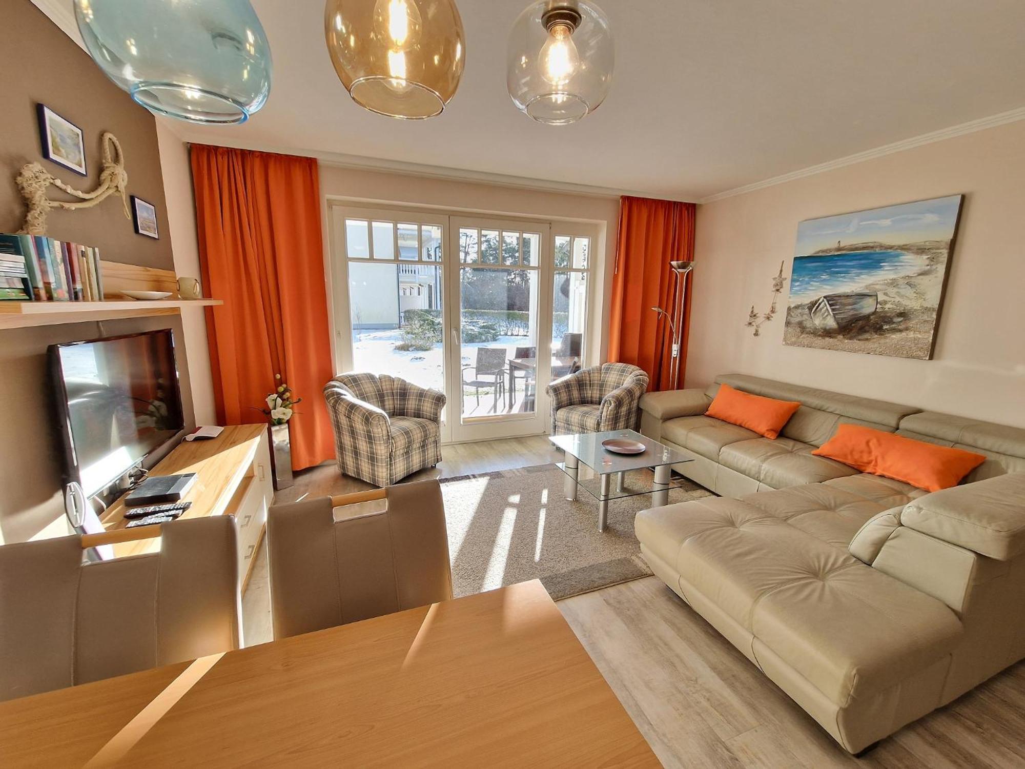 Duenenpark Binz - Komfort Ferienwohnung Mit 1 Schlafzimmer Und Terrasse Im Erdgeschoss 220 外观 照片